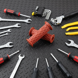 Cubierta de Manillar de Bicicleta para Niños, Estilo Tejido Colorido, Accesorio Suave para Bicicletas de Carretera y MTB, para Carritos de Bebé - Product Image 1