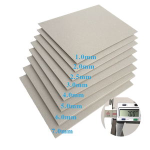 บอร์ดกระดาษสีเทาหนา2มม. แผ่นกระดาษแข็งสีเทาแผ่นหนาสีเทาขนาด2.5มม. - Product Image 1