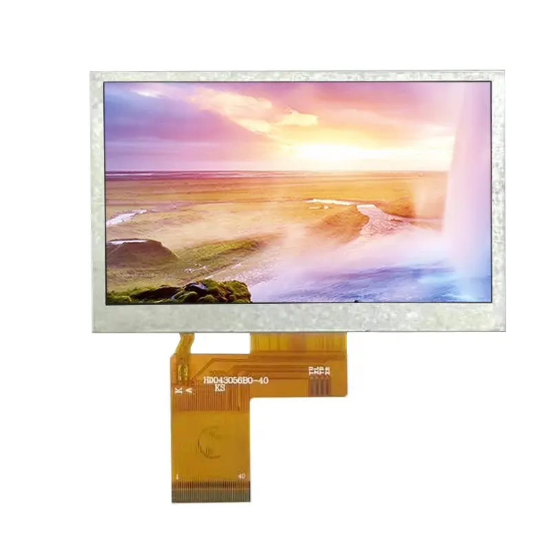 4.3 inch 480 (RGB) x272 ST7282 or ST7283 controller 350 bright TFT lcd display module