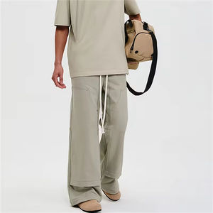 <span class=keywords><strong>กางเกง</strong></span>วอร์มขากว้างผ้าคอตตอนสำหรับผู้ชายกางเกงซับเหงื่อผ้าคอตตอนฟอกสีความเป็นกรดกางเกงวอร์มยาวถึงเข่าคู่สำหรับผู้ชาย - Product Image 4