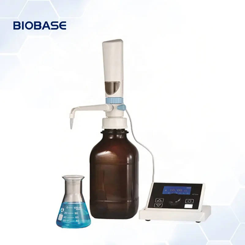 Biobase điện tử chai Top Dispenser kỹ thuật số chai Top Dispenser dòng chảy mà không cần Nâu Thuốc thử chai 0.01-99.99ml phòng thí nghiệm kit công cụ