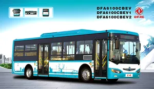 New Energy Dongfeng 12M 43ที่นั่ง6ล้อด้านหลังเครื่องยนต์หรูหราไฟฟ้ารถบัสโรงเรียนรถบัสราคา