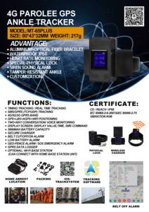 Monitor de gestión de prisioneros Pulsera GPS LBS/Wifi Seguimiento Anti-Tamper Pulsera de tobillo Red 4G Preso Libertad condicional Criminal - Product Image 6
