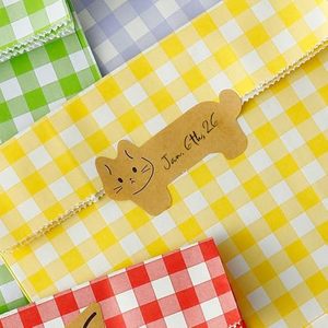 Customized Kraft Paper Die Cutting Animal Shapes <b>Sticker</b> for Organizing School Supplies and Personal Belongings - Product Image 5
