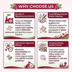 Comprimés Premium Canneberge D-Mannose pour Animaux <span class=keywords><strong>de</strong></span> Compagnie – Soutien Urinaire pour Chats et Chiens – Marque Privée OEM - Product Image 5