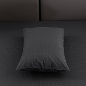 Funda de Almohada Antiestática de Algodón Orgánico Ecológico con Fibra de Plata, Tejida, con Diseño Rectangular Bordado Personalizado, en Oferta - Product Image 5