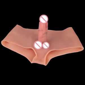 Pantalones de Cuero de Silicona al por Mayor con Función de Elevación, Juguetes Sexuales para Adultos, Consoladores para Mujeres, Pene Falso para Masturbación - Product Image 5