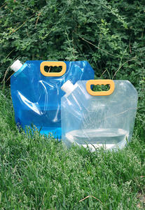 จัดหาถุงน้ําพับได้สําหรับตั้งแคมป์ลมฉุกเฉินขนาด 5 ลิตร, <span class=keywords><strong>8</strong></span> ลิตร, ถุงน้ําแบบมือจับเกรดอาหารขนาด 10 ลิตร - Product Image 6