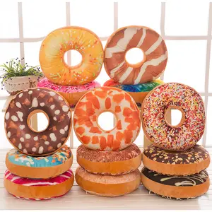 Giftoland Round Cushion Donut Shaped Pillow, For Multi purpose usage,  Size/Dimension: Standard