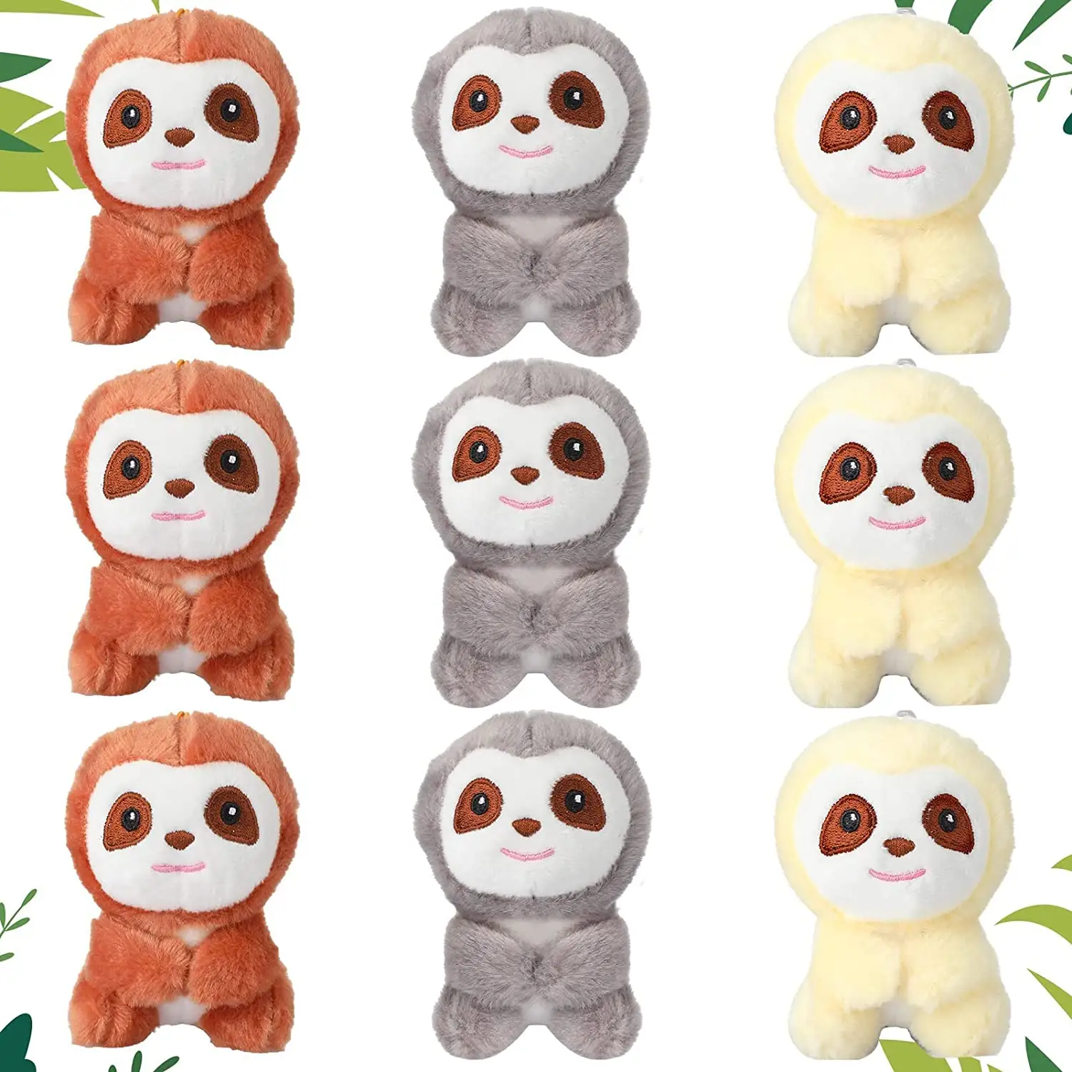 Perlengkapan Pesta Ulang Tahun Sloth Binatang Hadiah Sloth Baby Shower Kecil Mainan Mewah Hewan Hutan Manis Yang Dapat Dipeluk