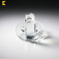 Lentilles optiques LED en verre borosilicate à faisceau étroit 5 degrés IP66 OEM pour éclairage de fenêtre