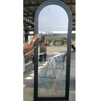 Puerta de Arco de Acero de Nuevo Diseño, Ventanas Interiores de Vidrio, Puerta Francesa de Vidrio Grande
