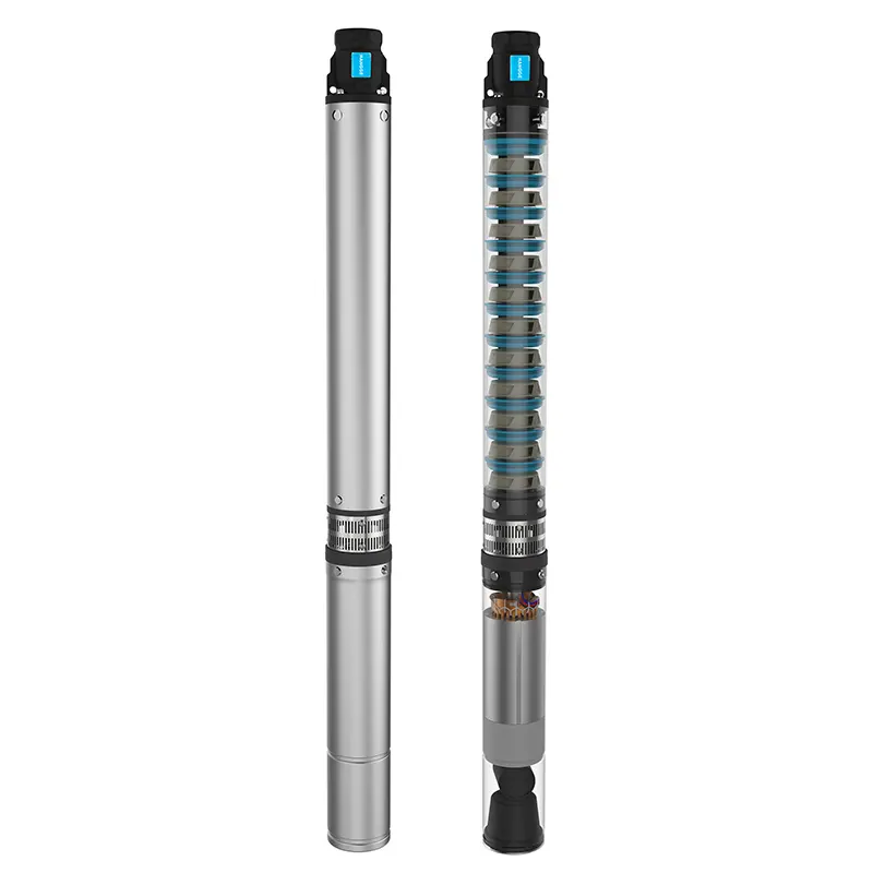 4inch ST series 12 hp submersible deep manual pull pump water from well