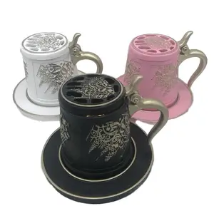 Mug Shape Resin Arabian Middle East hot style dukhoon bukhoor mabkhara arabic resin tea cup aromatherapy Incense Burner