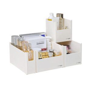 Cajas de almacenamiento Citylong, contenedores rectangulares apilables para organización de cosméticos - Product Image 1