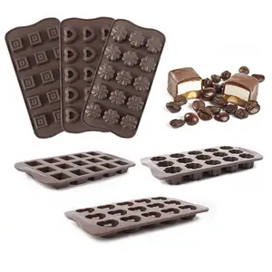 Bandejas de silicona para moldear dulces, molde de policarbonato para Chocolate, único, personalizado, 3D