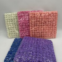 Accessoires de fleurs de mariage DIY bleu royal, 144 pièces, mini roses artificielles en mousse de 2,5 cm, mini têtes de fleurs de roses artificielles