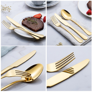 Juego <span class=keywords><strong>de</strong></span> Cubiertos Modernos <span class=keywords><strong>de</strong></span> <span class=keywords><strong>Acero</strong></span> <span class=keywords><strong>Inoxidable</strong></span> <span class=keywords><strong>de</strong></span> 24 Piezas con Soporte Metálico, Cubiertos Coloridos con Porta Cubiertos para el Hogar y Buffet - Product Image 3