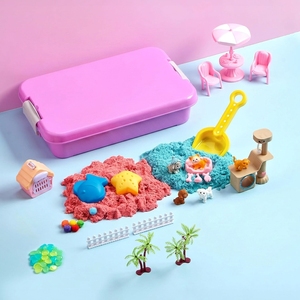 Bac sensoriel pour animaux de compagnie, pierres lumineuses PVC, couvercle de bac à sable pour tout-petits <span class=keywords><strong>et</strong></span> enfants <span class=keywords><strong>d</strong></span>'âge préscolaire, 3 ans <span class=keywords><strong>et</strong></span> plus, cadeau unisexe - Product Image 2