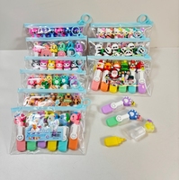 Ensemble de surligneurs mignons Kawaii en forme d'animaux de dessin animé, stylo marqueur patte de lapin pour études, notes, scrapbooking et dessin