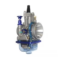 Nouveau carburateur modifié pour moto PWK21/24/26/28/30/32/34 pour système d'injection de carburant, base transparente bleue, en alliage d'aluminium