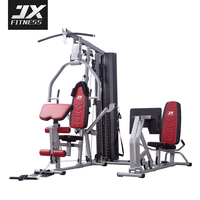 Station de musculation à domicile en acier découpé au laser à 2 postes avec fonction de recul des jambes pour la vente en magasin, support de pièces de rechange SQP, usine d'origine