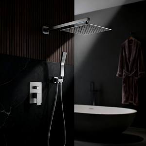 Set <span class=keywords><strong>doccia</strong></span> termostatica professionale con manico singolo, cartuccia ceramica di precisione in corpo ottone massiccio, superficie cromata lucidata - Product Image 5