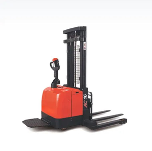 Peralatan Penanganan Material Berkualitas Tinggi, Beban Berat, Performa Tinggi 1.6T Forklift Hidrolik CDD16 Mini Electric Walking Stacker - Product Image 1