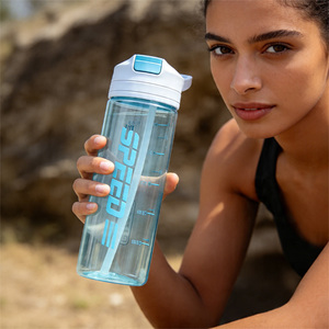 Borraccia Motivazionale da 24oz in Tritan Senza BPA, Antigoccia, per Sport, Palestra e Attività all'Aperto, con Indicatore Orario e Cinturino - Product Image 6