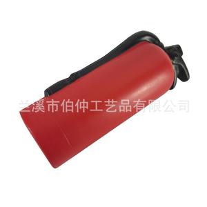 Pelota antiestrés de PU con forma de extintor de incendios, roja, suave, para aliviar el estrés, regalo promocional con tacto elástico. - Product Image 3