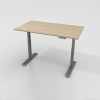 Bonne qualité prix usine faible bruit hauteur réglable ordinateur portable électrique assis debout ordinateur bureau bureau et chaise ensemble