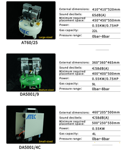 Set di Strumenti per Orologi con Compressore d'Aria Compatto 220V Senza Olio, Adatto per Sistemi di Rimozione Polvere, Tester per Vuoto e Attrezzi per Orologiai - Product Image 4