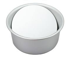 Runde 2-Zoll-Backform aus Aluminium mit herausnehmbarem Boden für Mikrowelle und Küche - Product Image 3