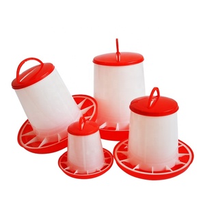 Feeder Chicken Plastic Poultry Feeder Pan Water Drinker Chicken Feeder Hanging Chicken Feeder