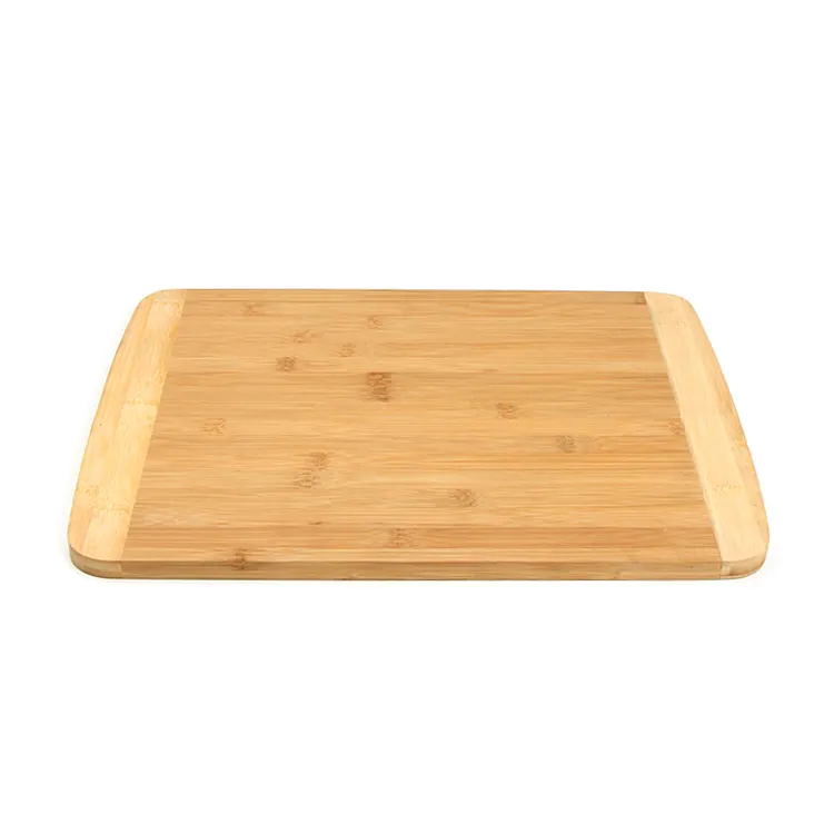 لوح تقطيع الطعام الخام المصنوع من خشب الخيزران للاستخدام في المطبخ حسب الطلب