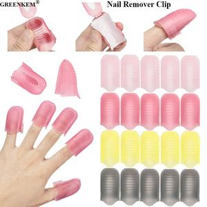 Clip <span class=keywords><strong>de</strong></span> <span class=keywords><strong>vernis</strong></span> à ongles en plastique Soak Off Cap UV Gel Polish Remover Wrap Fingers Cover <span class=keywords><strong>Vernis</strong></span> Dégraissant Cleaner Nail Remover Clip - Product Image 1