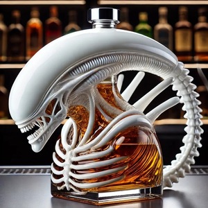 Thiết kế mới Whisky Glass <span class=keywords><strong>Decanter</strong></span> xenomorph Glass <span class=keywords><strong>Wine</strong></span> Bottle cao Borosilicate Glass <span class=keywords><strong>Wine</strong></span> <span class=keywords><strong>decanter</strong></span> gói tùy chỉnh - Product Image 3