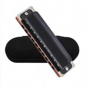 Estuche rígido con cremallera para armónica de 24 orificios, estuche de almacenamiento de EVA para instrumentos musicales, bolsa protectora para armónica. - Product Image 1