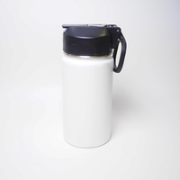 Bouteille d'eau de voyage en acier inoxydable à double paroi isolée sous vide, élégante et classique, écologique, 350 ml (12 oz), JH035, couleur et logo personnalisés
