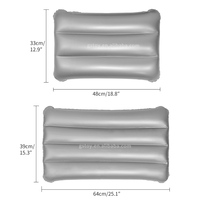 Oreiller rafraîchissant en PVC rempli d'eau pour l'été Coussin gonflable pour massage par temps chaud