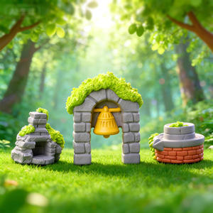 Miniature Paysage Créatif <span class=keywords><strong>Forêt</strong></span> Apaisante DIY Jardinage Aménagement Accessoires Décoratifs Ornements de Bureau - Product Image 3