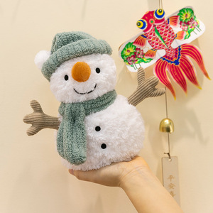 Peluche mignonne unisexe en forme de bonhomme de neige, jouet anti-stress, ours pour les filles, cadeau de Noël et d'anniversaire - Product Image 4