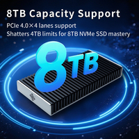 Enclosure SSD M.2 NVMe USB4 40Gbps Kompatibel dengan Thunderbolt 5/4/3 untuk MacBook M1/M2 Pro/Max