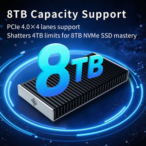 40Gbps USB4 <span class=keywords><strong>M</strong></span>.<span class=keywords><strong>2</strong></span> NVMe固态硬盘机箱与迅雷5/4/<span class=keywords><strong>3</strong></span>兼容，适用于苹果笔记本M1/M2专业版/最大值 - Product Image 6