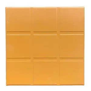 Estilo de moda de alta calidad para hacer el material cerámico Azulejo de suelo de terracota hecho a mano amarillo de cerámica