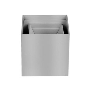 12W vierkante LED-wandlamp 4000K grijs IP54 behuizing verstelbare hoek dubbele verlichting voor buiten SKU-218532 - Product Image 1