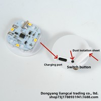 Veilleuse à LED, mini lampe d'ambiance, accessoires, télécommande de charge, support de lampe 38 mm, base de lampe d'ambiance