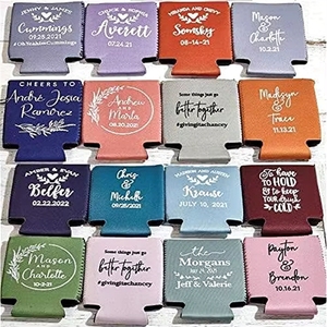 OEM Wedding Can Coolers - Digital Printed Stubby Holders for Party Favors and Decor - Product Image 2