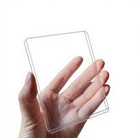 Coffret Cadeau d'Affaires : Porte-cartes Rigide en PVC 35pt pour Jeux de Cartes, Protège-cartes Transparents Personnalisables avec Logo, Étuis Premium Mat Toploader
