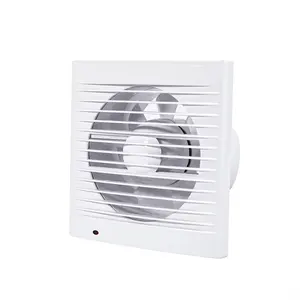 Small Size 5 Inch AC 220V All ABS Plastic Home Auto Shutter Window Wall Mounted Portable Exhaust Fan For Bedroom